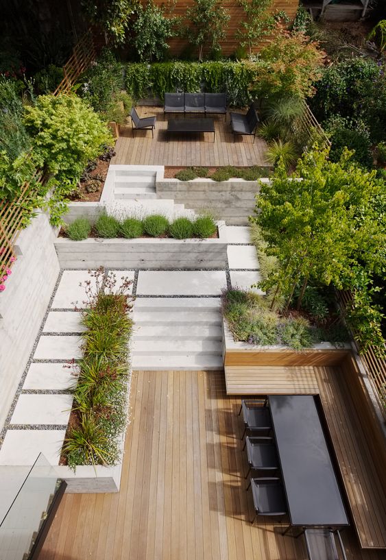 Inspiration photo, terraced patio