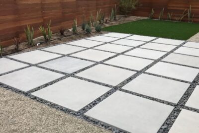 Modern large steppers patio